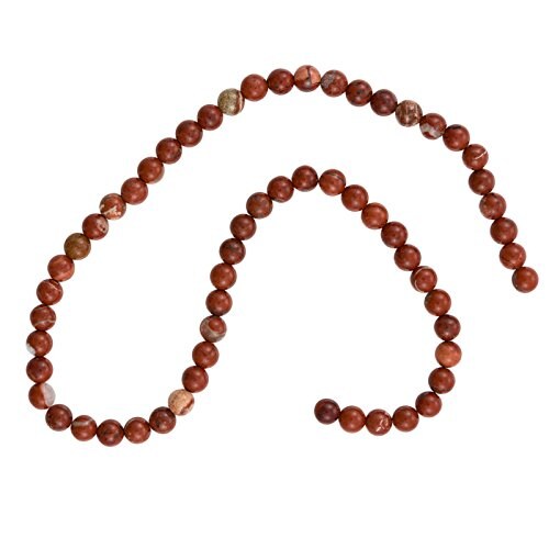 JewelrySupply Red Jasper Round Beads 6mm (16&#x22; Strand)