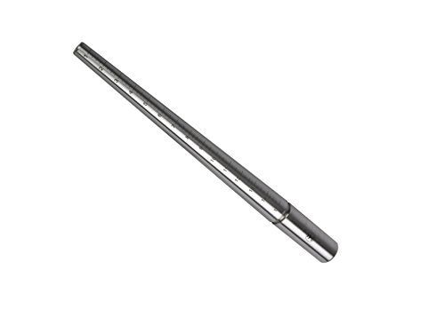 Solid Stainless Steel Ring Sizing Mandrel Sizes 1-15 Ungrooved and Marked