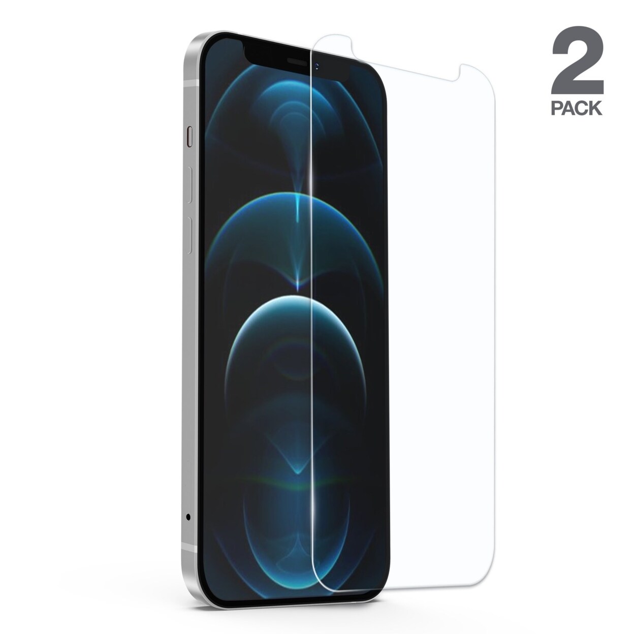 iPhone 12/12 Pro HD Tempered Glass Screen Protection 2pk – HYPERGEAR