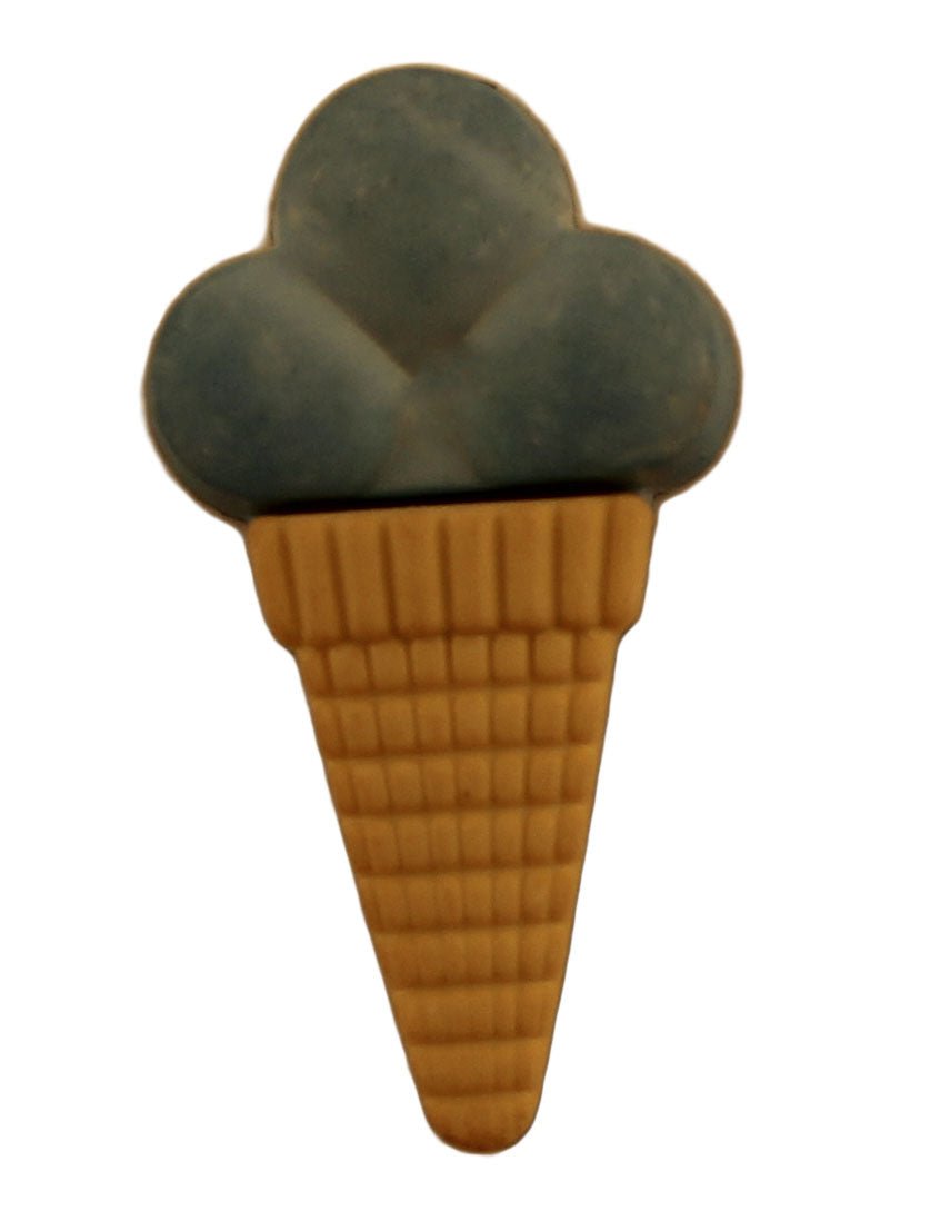 Buttons Galore and More Bulk Buttons - Ice Cream Cone - 100 Buttons
