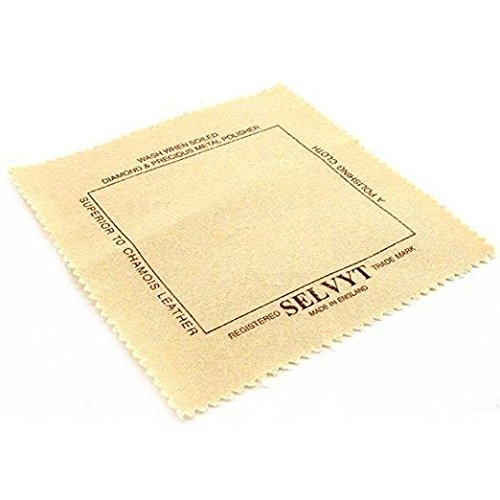 Selvyt Polishing Cloth - for Diamonds, Gemstones, Precious Metals, Crystal, and Silverware Without Scratching