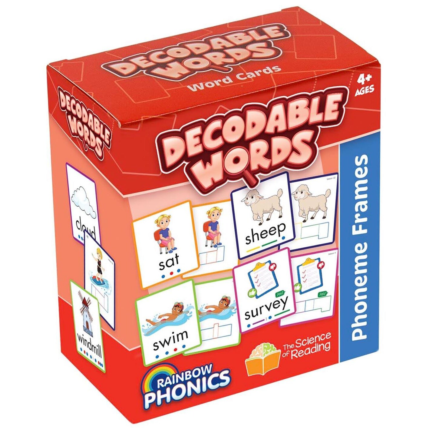 Rainbow Phonics Decodable Word Cards