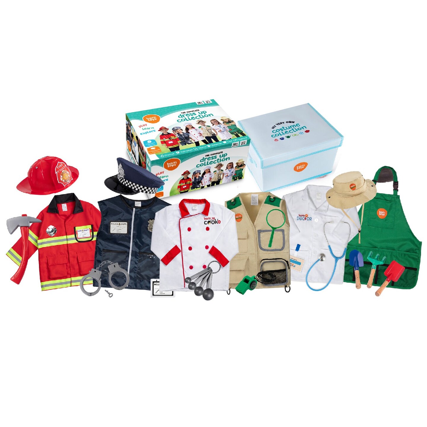 Dress Up / Drama Play Deluxe Trunk 6 In 1 Set