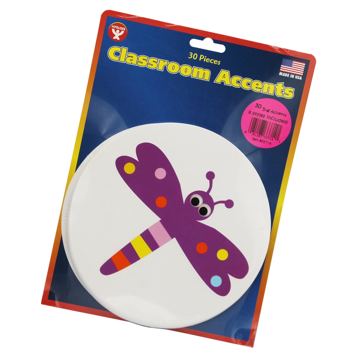 Bugs Accents, 6&#x22;, 30 Per Pack, 3 Packs