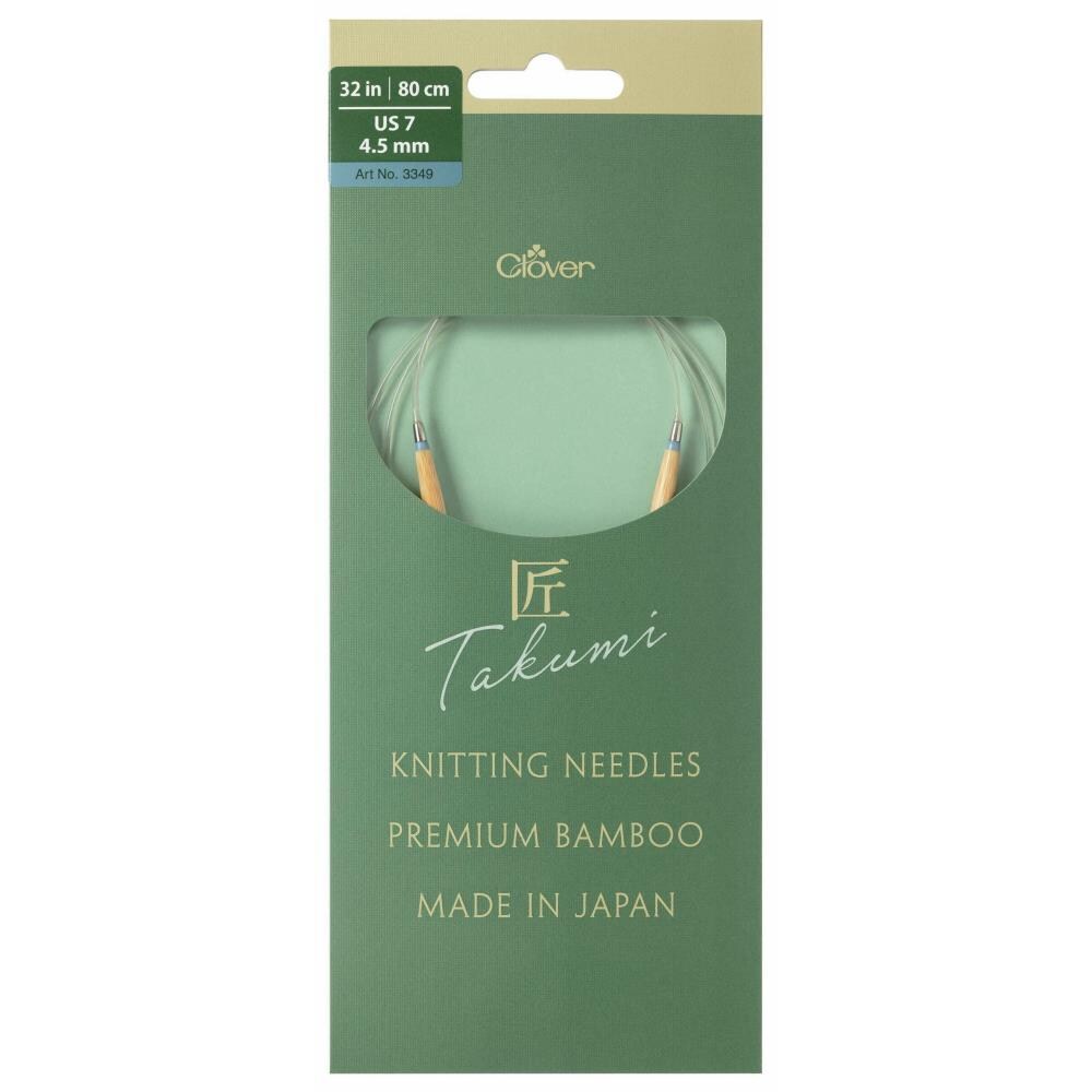 Clover Takumi PRO 32&#x22; (60cm) Bamboo Circular Knitting Needles