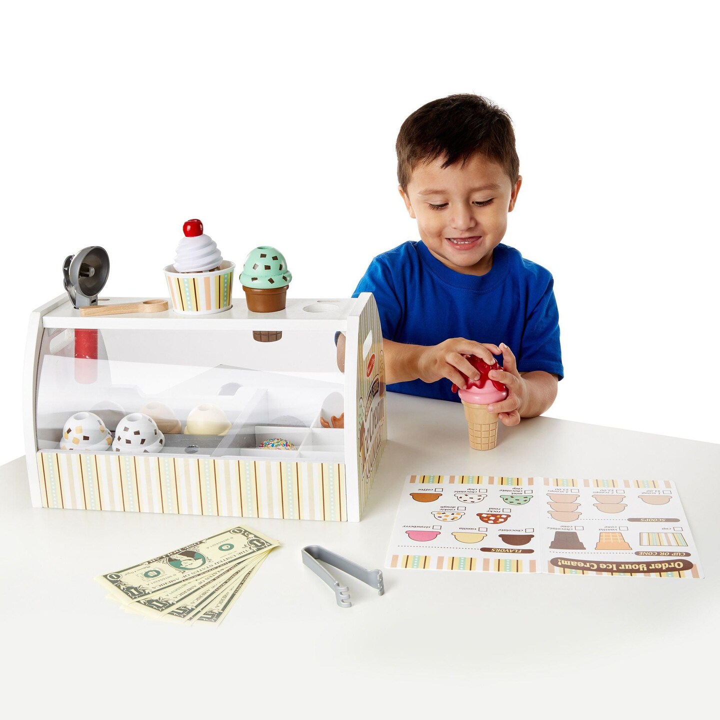 Scoop &#x26; Serve Ice Cream Counter