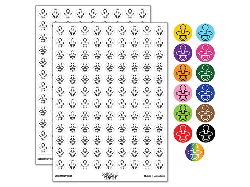 Baby Pacifier 200+ 0.50&#x22; Round Stickers