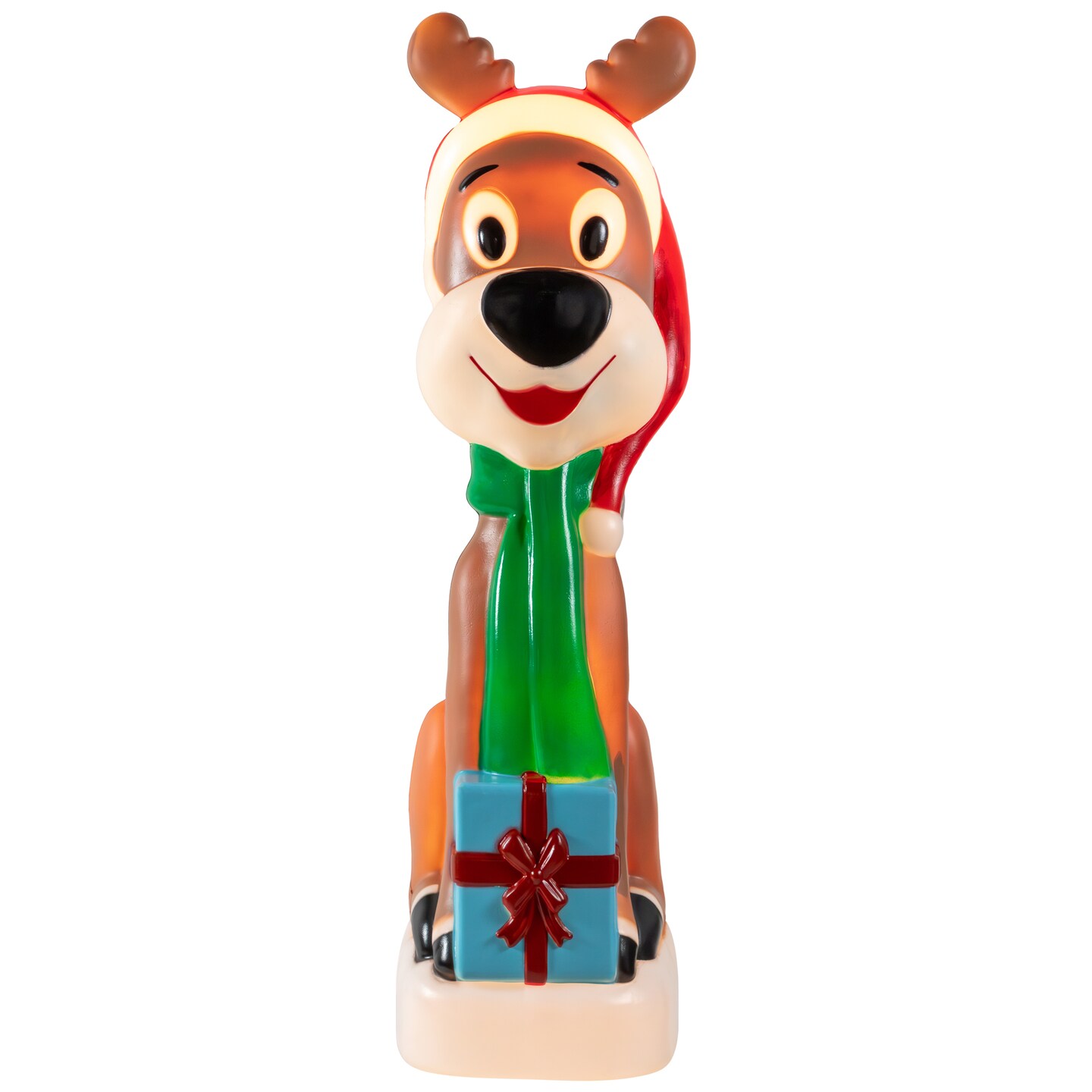 Northlight 40&#x22; Lighted Blow Mold Reindeer Outdoor Christmas Decoration