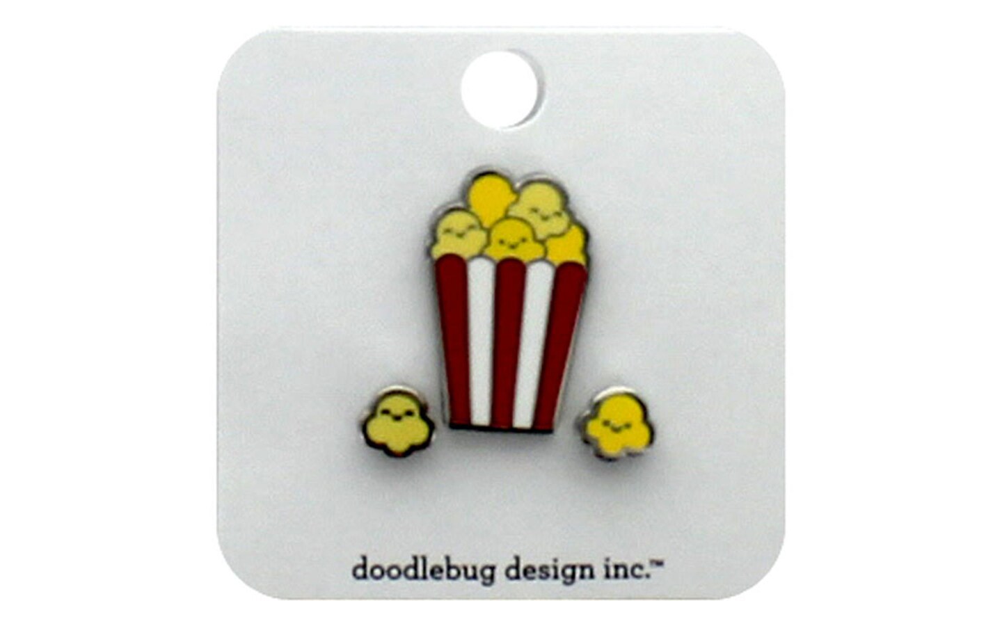 Doodlebug So Much Pun Collectible Pin Popcorn
