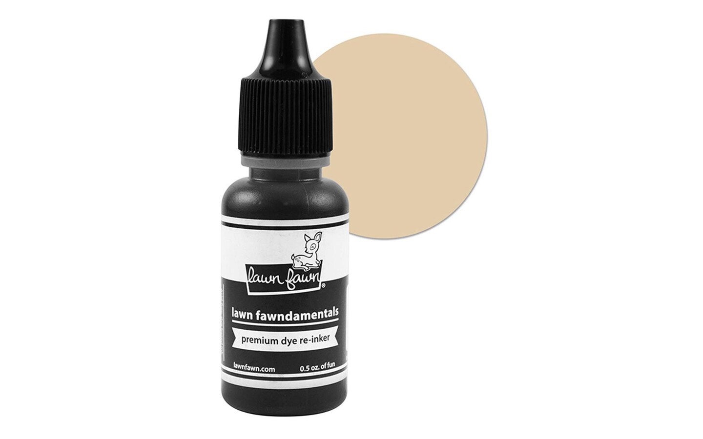 Lawn Fawn Premium Dye Ink Reinker .5oz SugarCookie