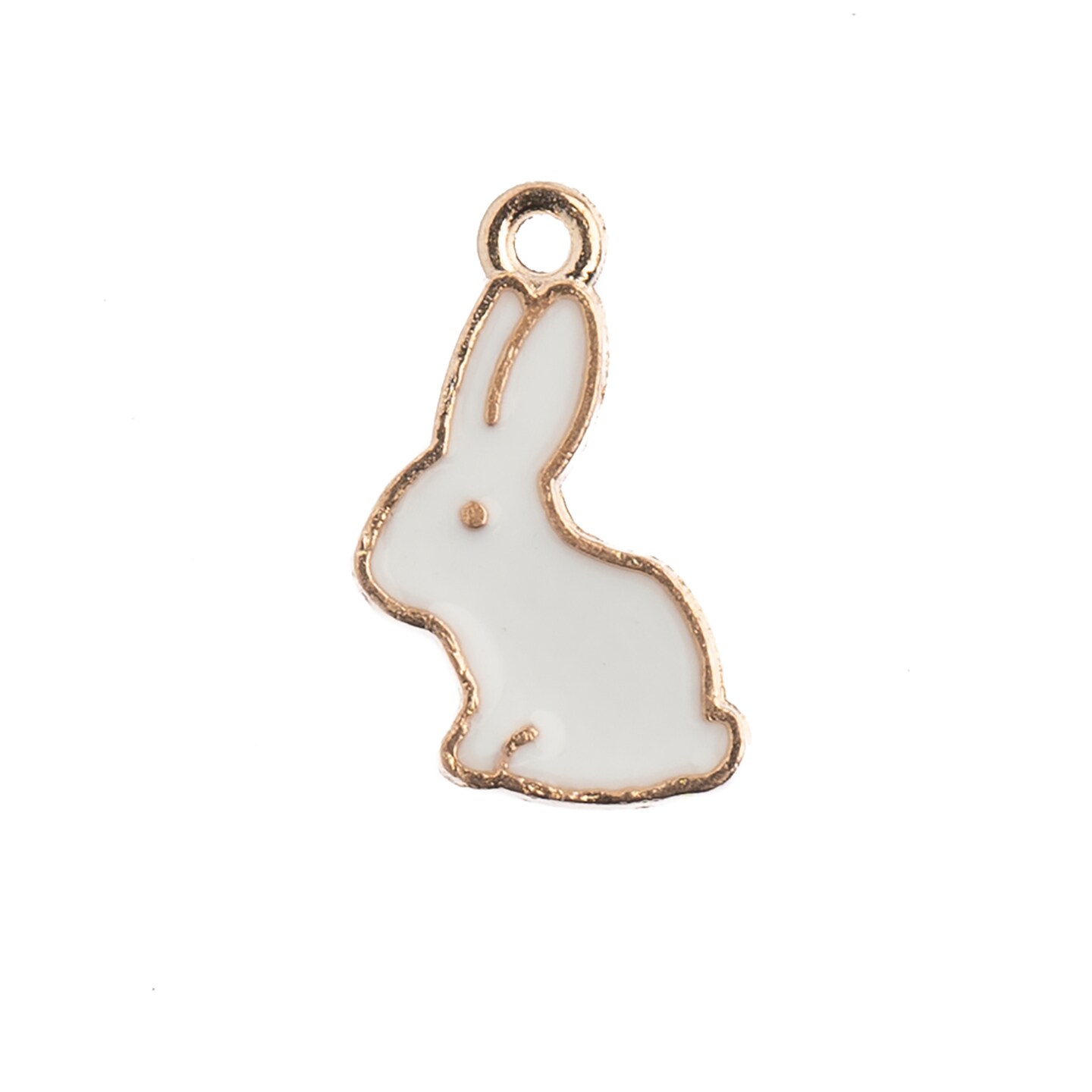 John Bead Sweet &#x26; Petite Bunny Rabbit Charms, 10pcs