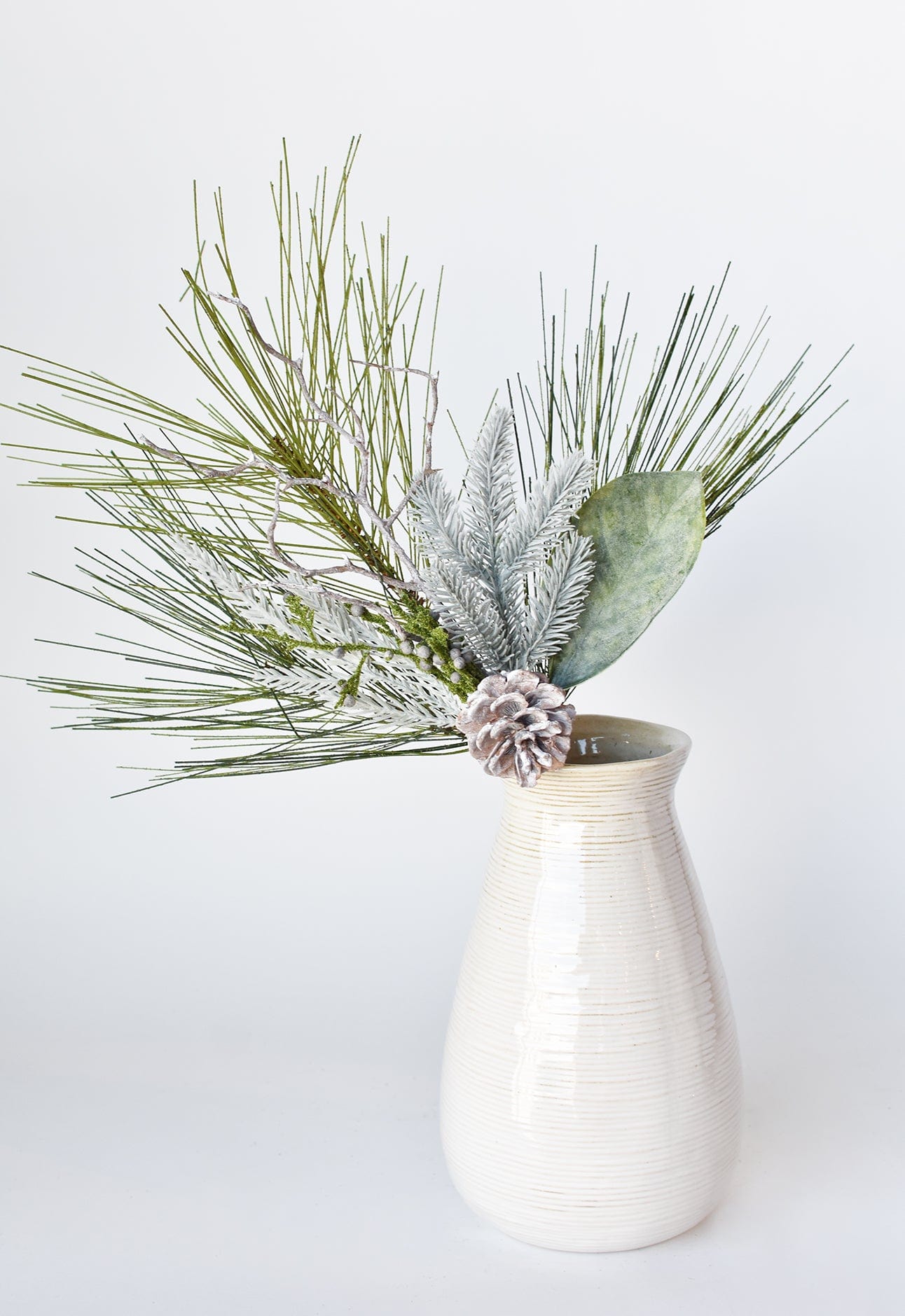 23&#x22; Blue Spruce Pine w/ Cone Stem