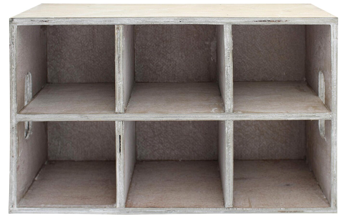 Spc Tray Wood W/6 Dividers 12.63X3.5X8.25 Whtwash