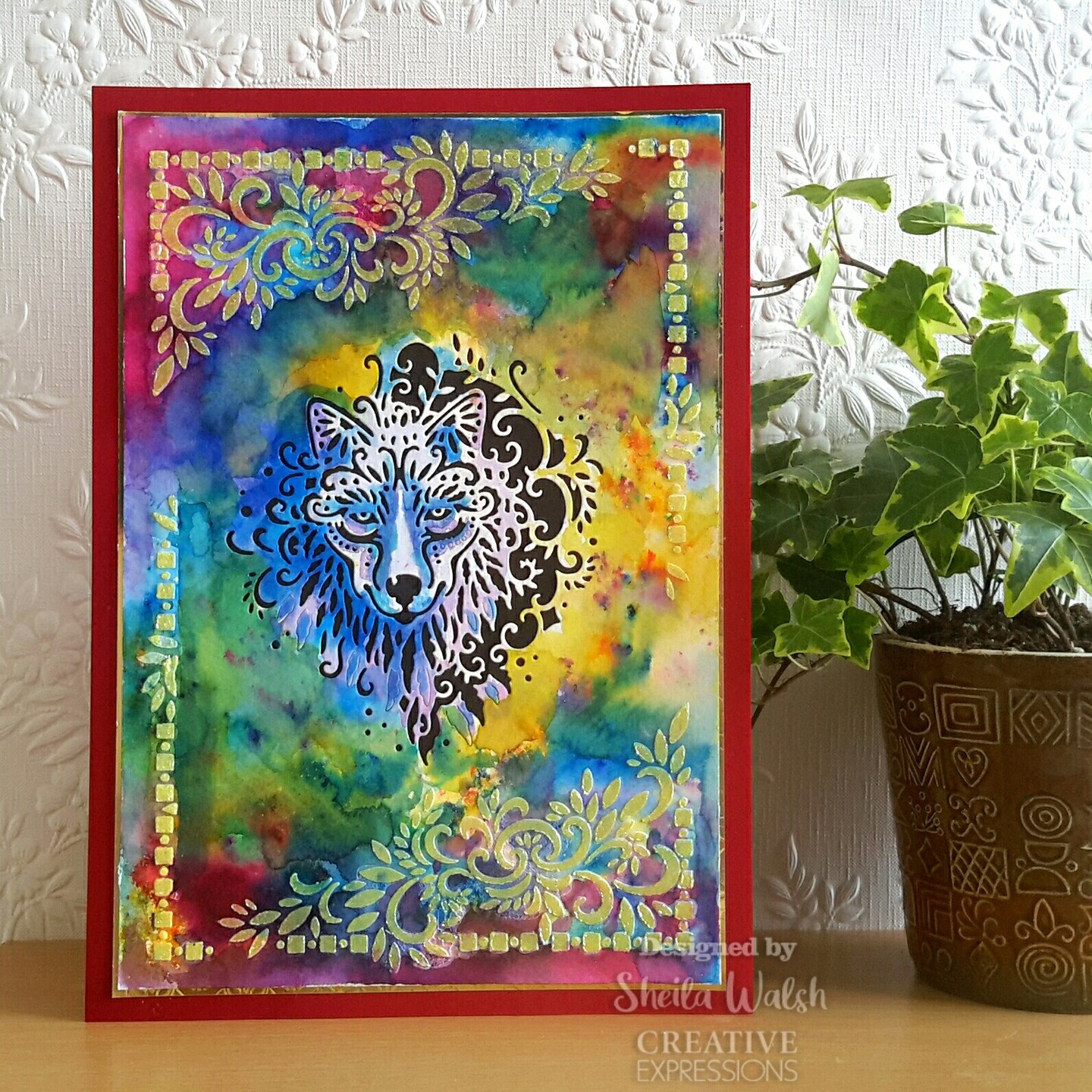 Creative Expressions 7&#x22;X7&#x22; Stencil-Henna Petals
