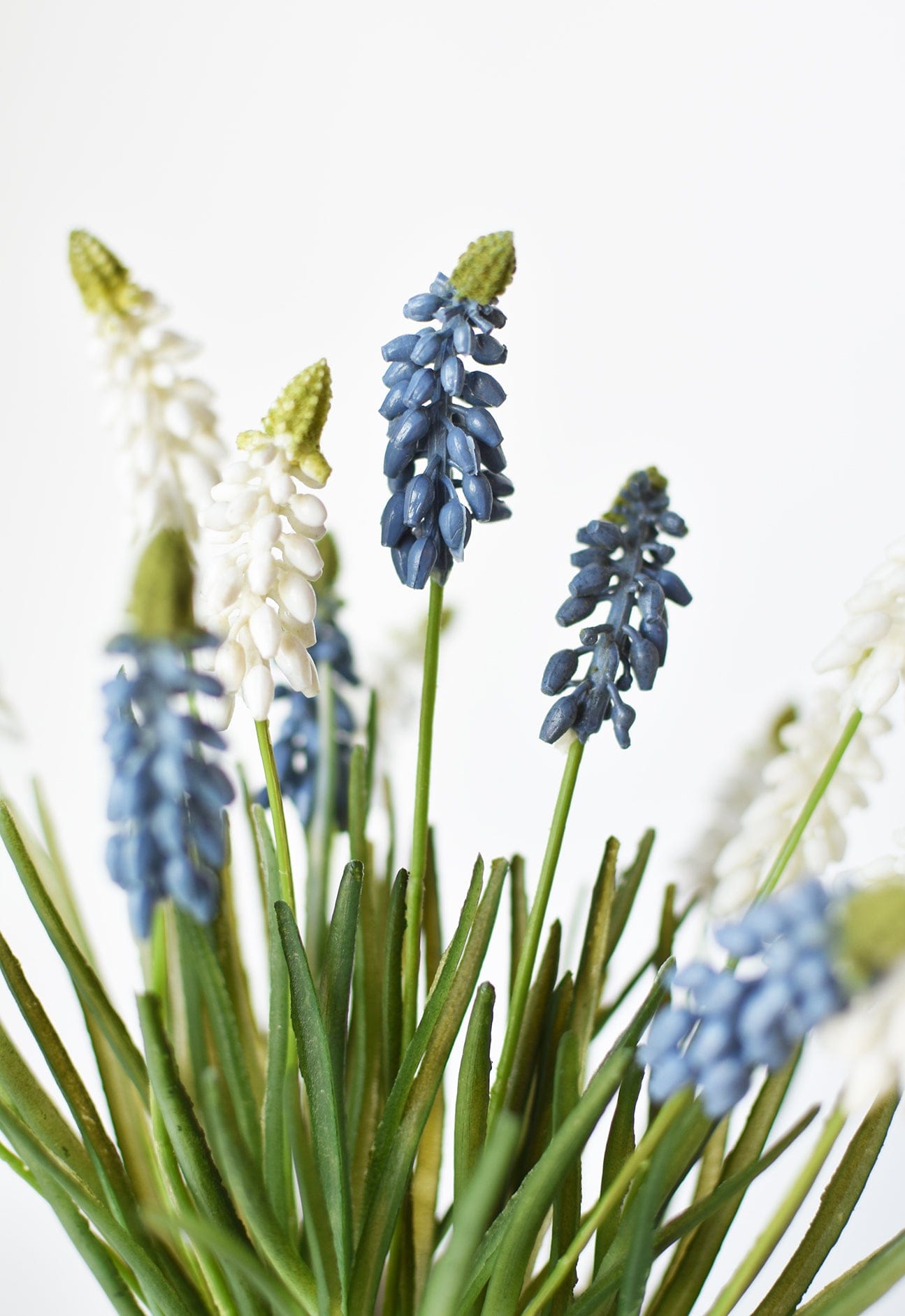 12.5&#x22; Faux Blue Muscari Bush Grape Hyacinth