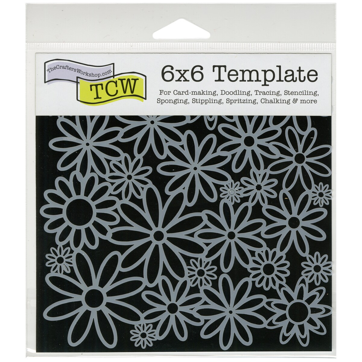 Crafter&#x27;s Workshop Template 6&#x22;X6&#x22;-Daisy Cluster