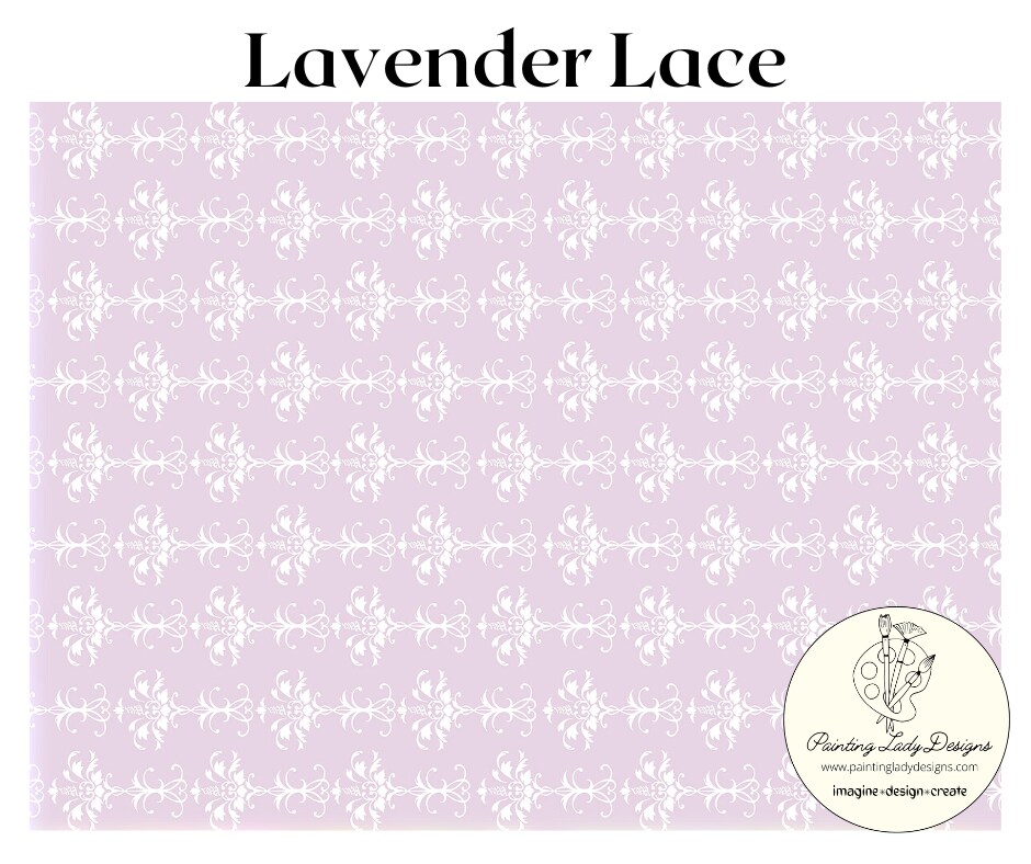 Lavender Lace Decoupage Paper for Crafting and Multi Media Art