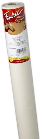 CANVAS ROLL ALABAMA COTTON DUCK DOUBLE PRIMED 56 IN X 6 YD