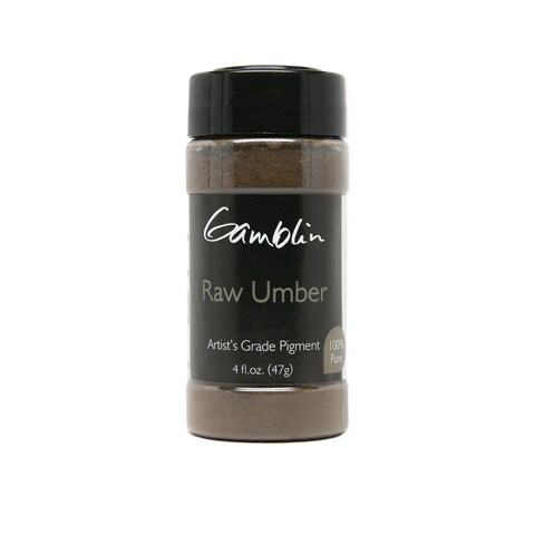 DRY PIGMENT RAW UMBER 4OZ