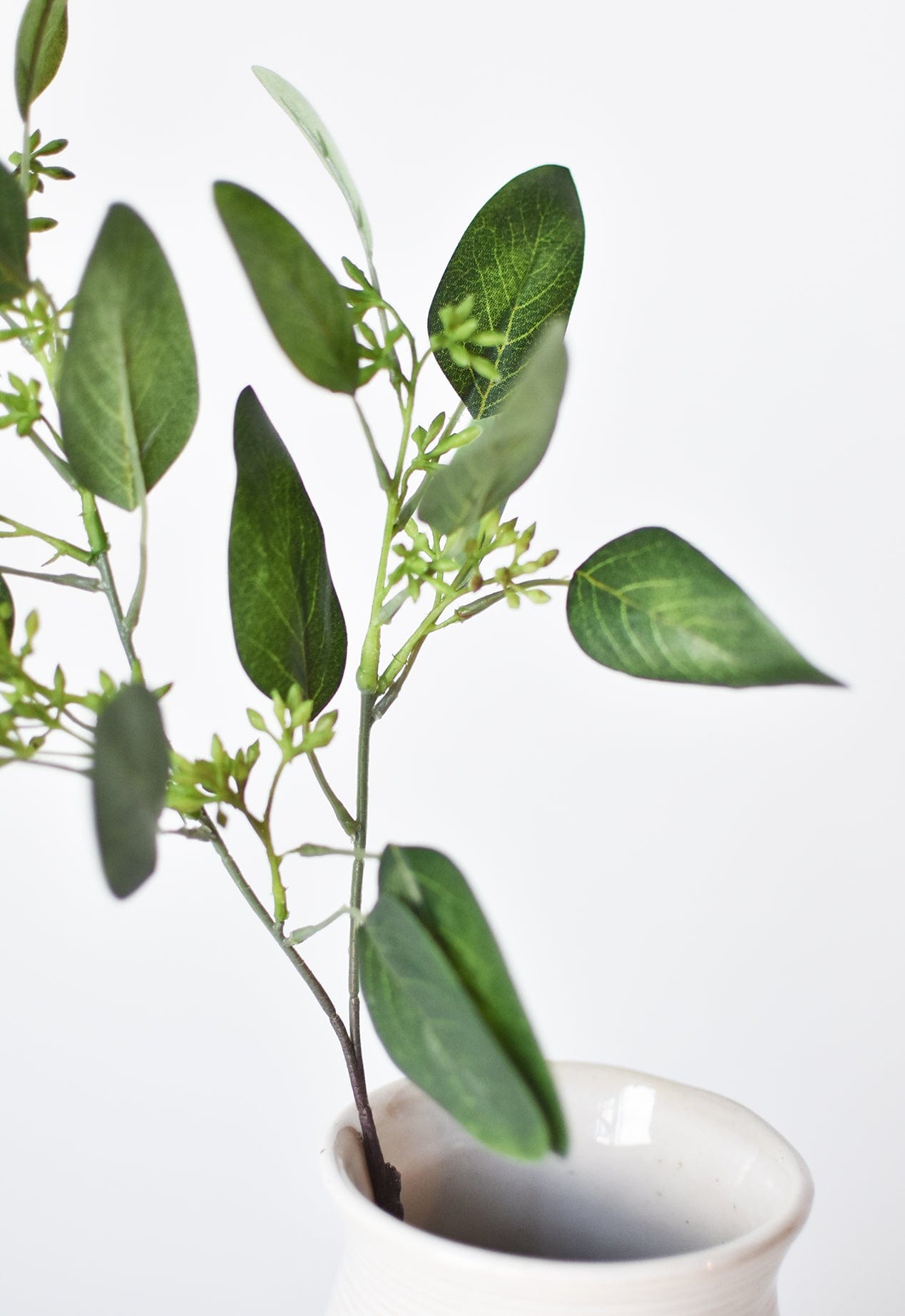 18&#x22; Faux Seeded Eucalyptus Stem