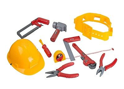 Kids Tool Toy - Pretend Play Children&#x27;s Tool Belt Set with Hard Hat, Tape Measure and Toy Hand Tools