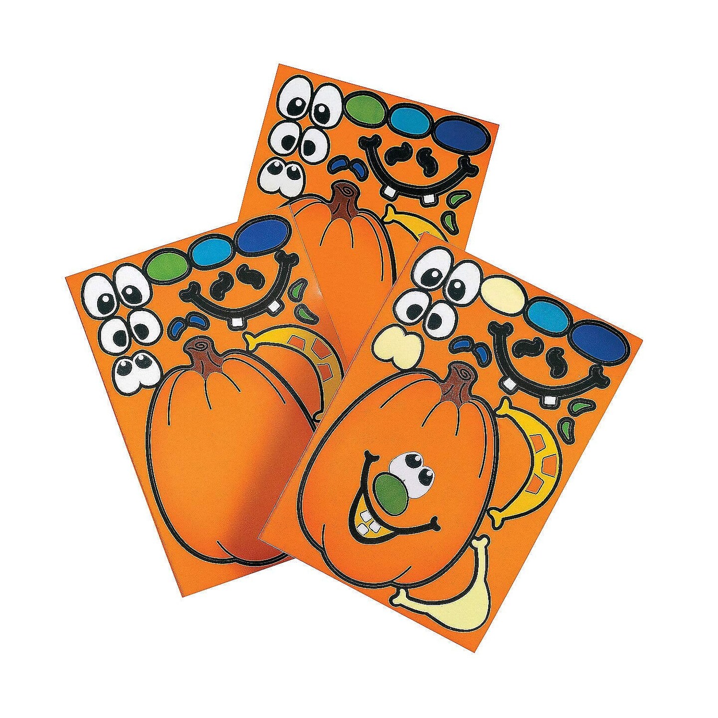 Make A Pumpkin Stickers (1 DOZEN) - BULK