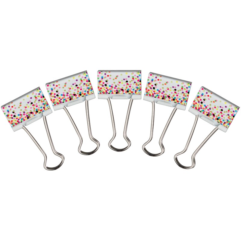 Confetti Binder Clips, Medium Michaels