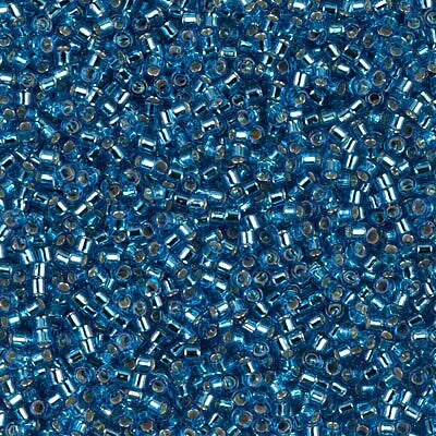 Miyuki Delica Bead 11/0 - DB0149 - Silver Lined Capri Blue