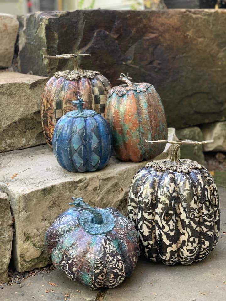 Rainbow Patina Decoupage and Mixed Media Art Papers 24x36 Paper