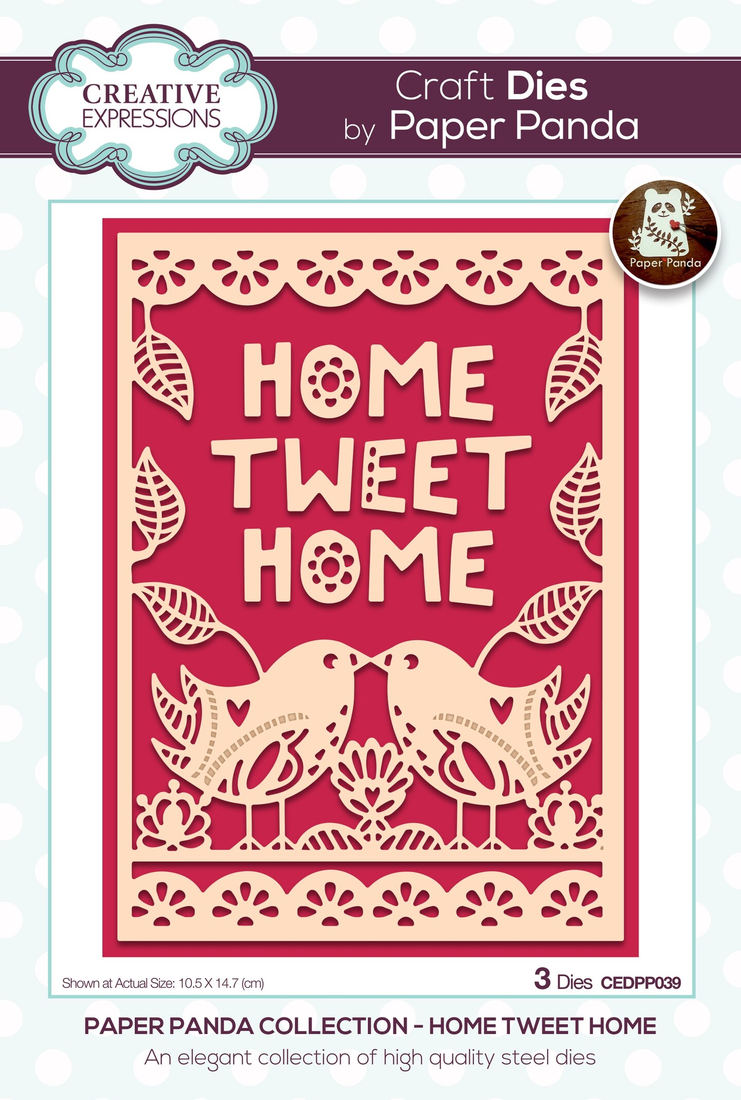 Creative Expressions Craft Dies By Paper Panda-Home Tweet Home