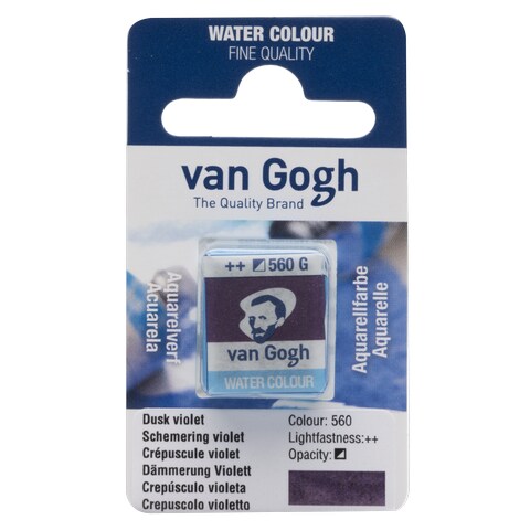 VAN GOGH WATERCOLOR PAINT HALF PAN DUSK VIOLET 560