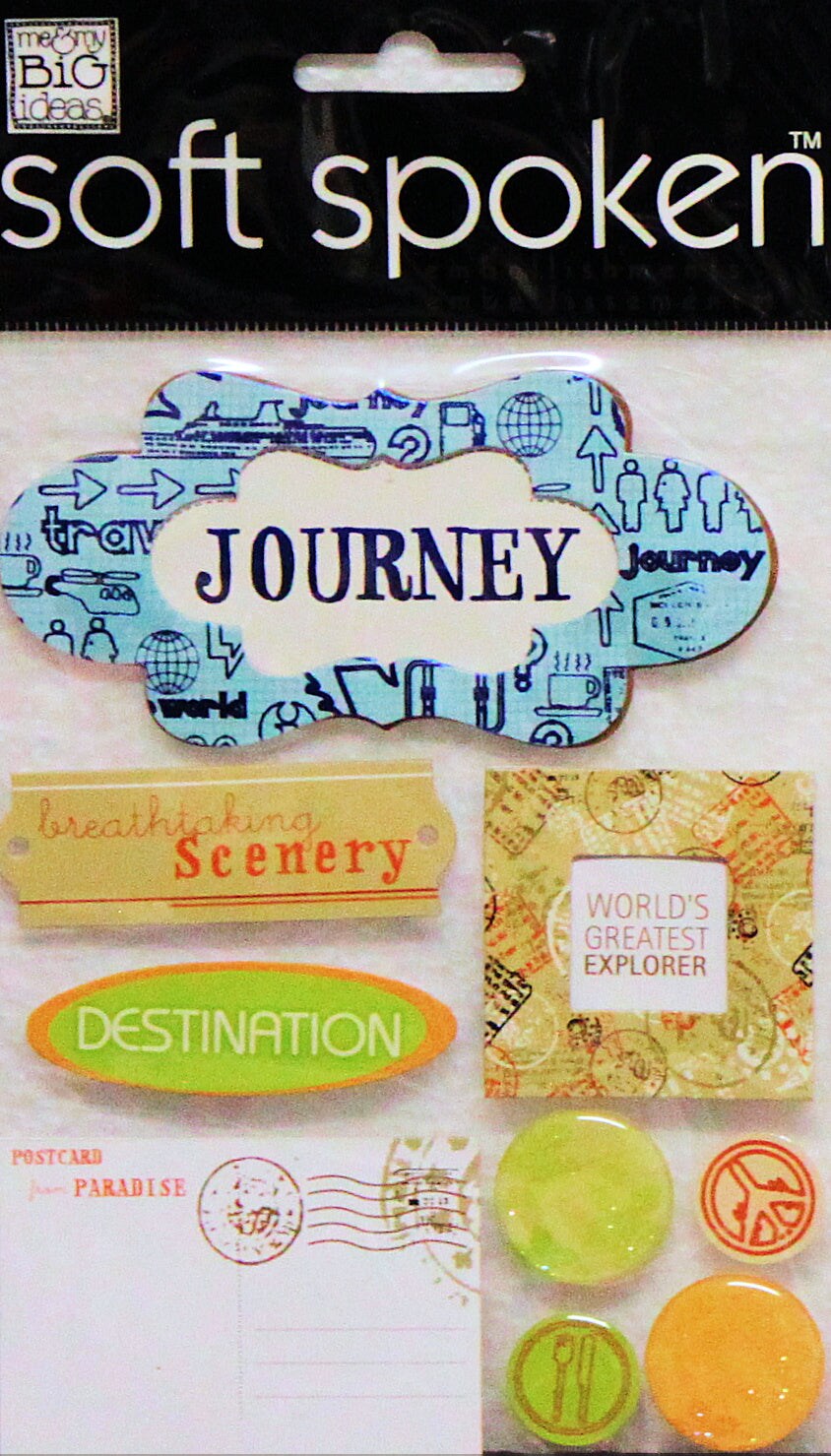 Me &#x26; My Big Ideas Journey Dimensional Stickers