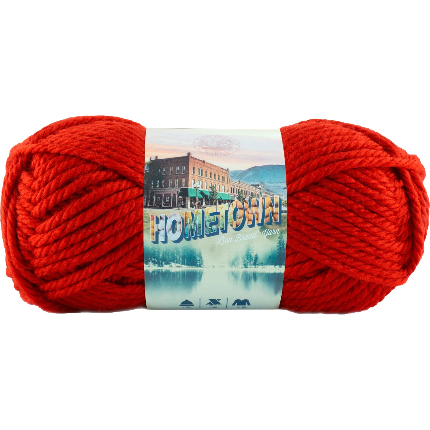 Multipack of 24 - Lion Brand Hometown Yarn-Cincinnati Red