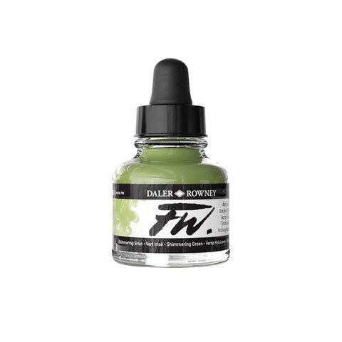 Fw Liquid Acrylic Ink 1Oz Shimmering Green | Michaels