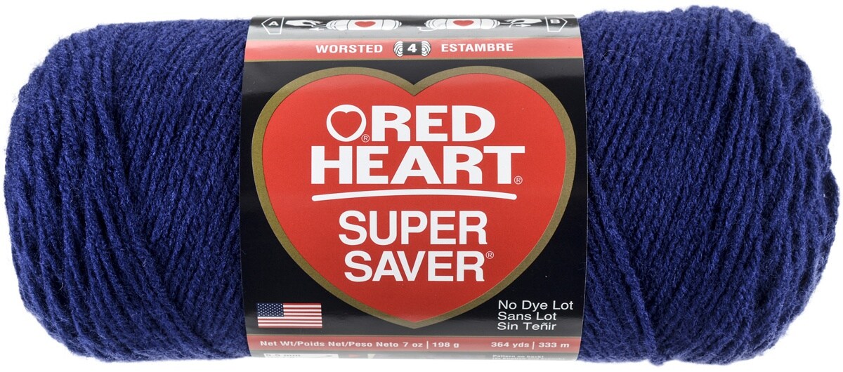 Multipack Of 6 Red Heart Super Saver Yarn Soft Navy Michaels