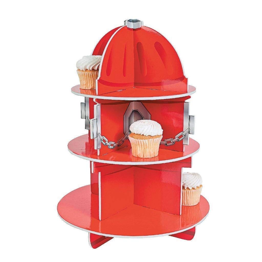 FIRE HYDRANT CUPCAKE HOLDER - Party Supplies - 1 Piece