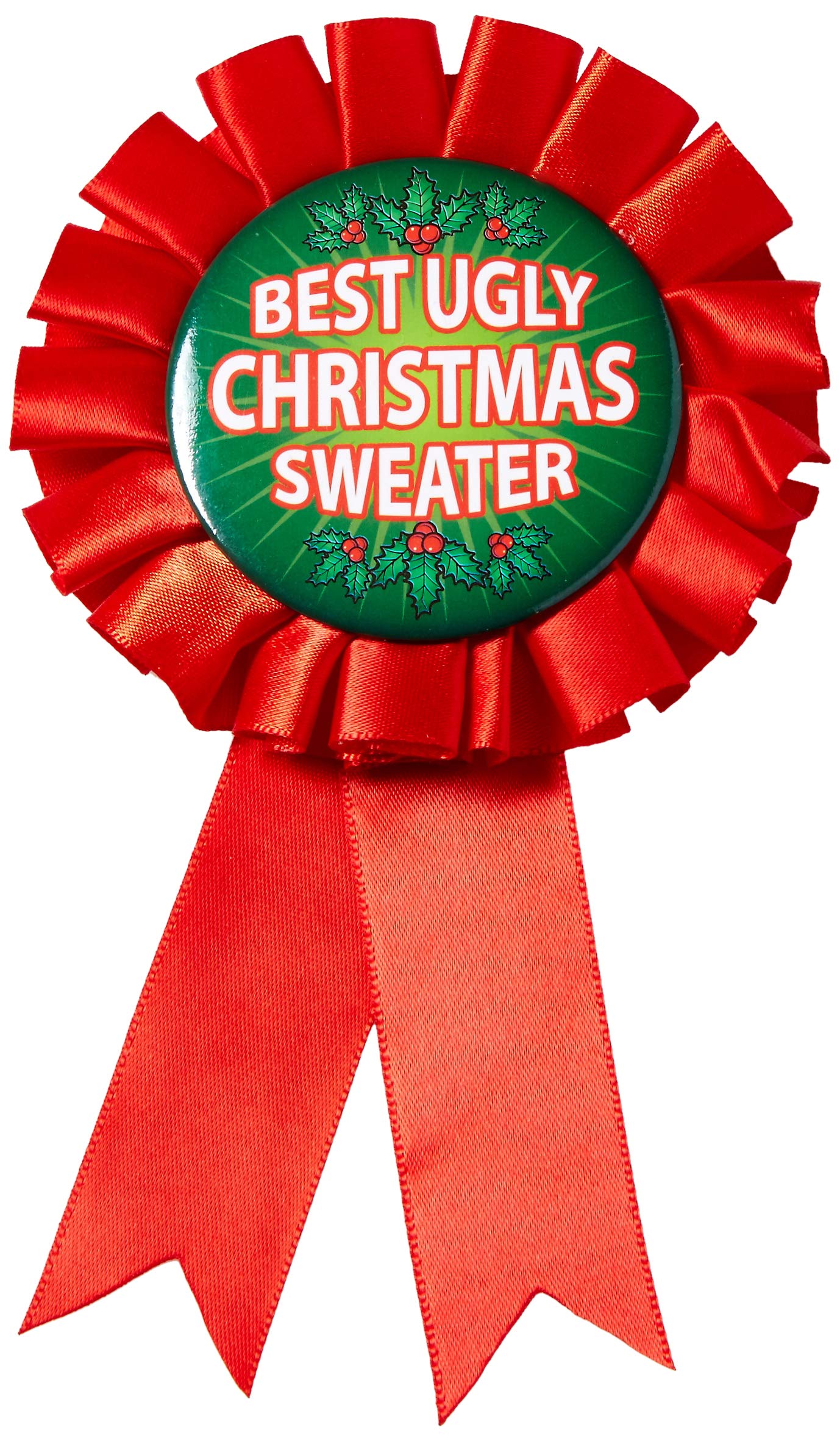 Forum Novelties Women's Award Ribbon For Ugliest Christmas Sweater