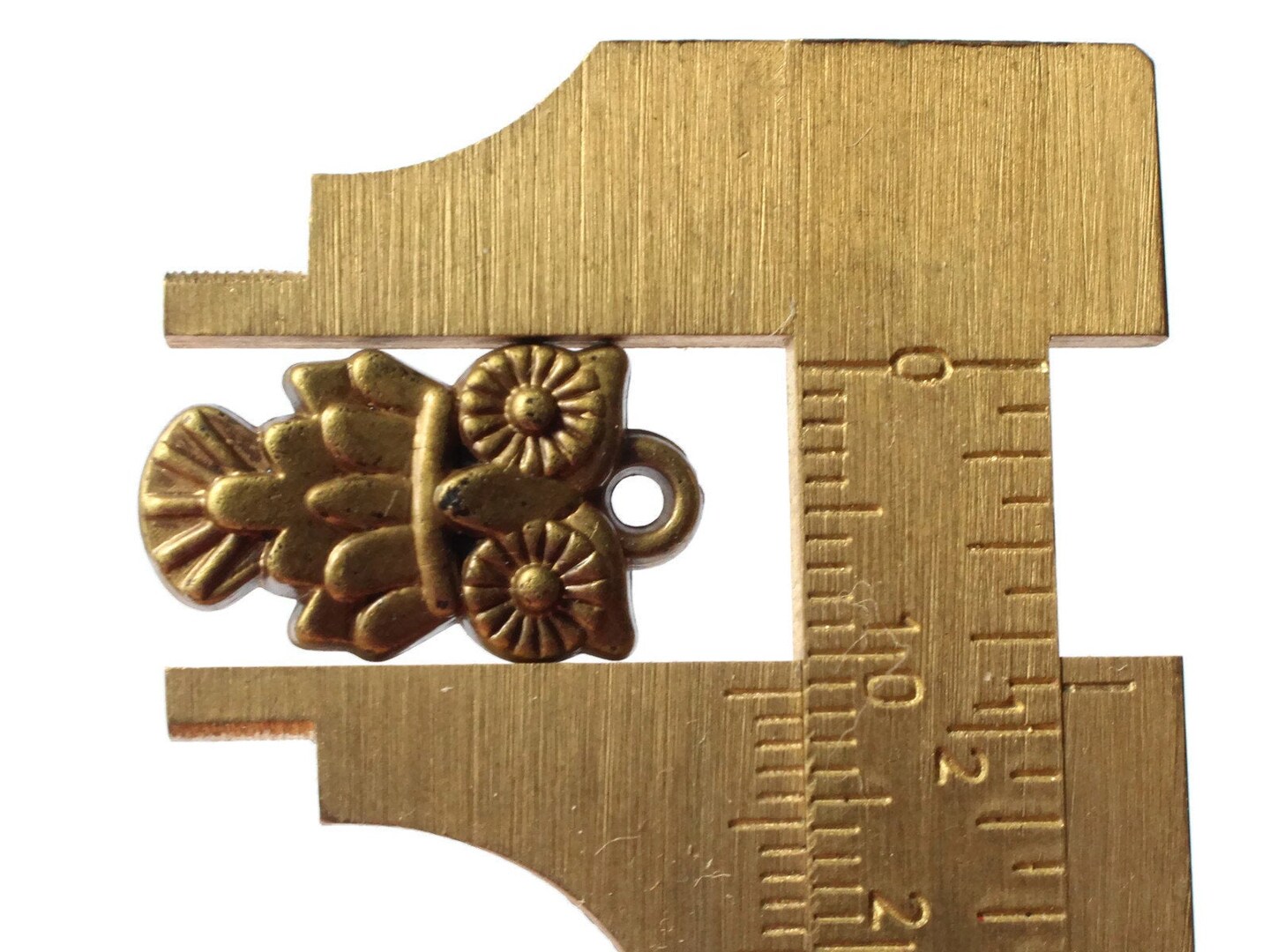 30 20mm Owl Charms Bronze Tone Plastic Charms Lightweight 2 sided Bird Charms