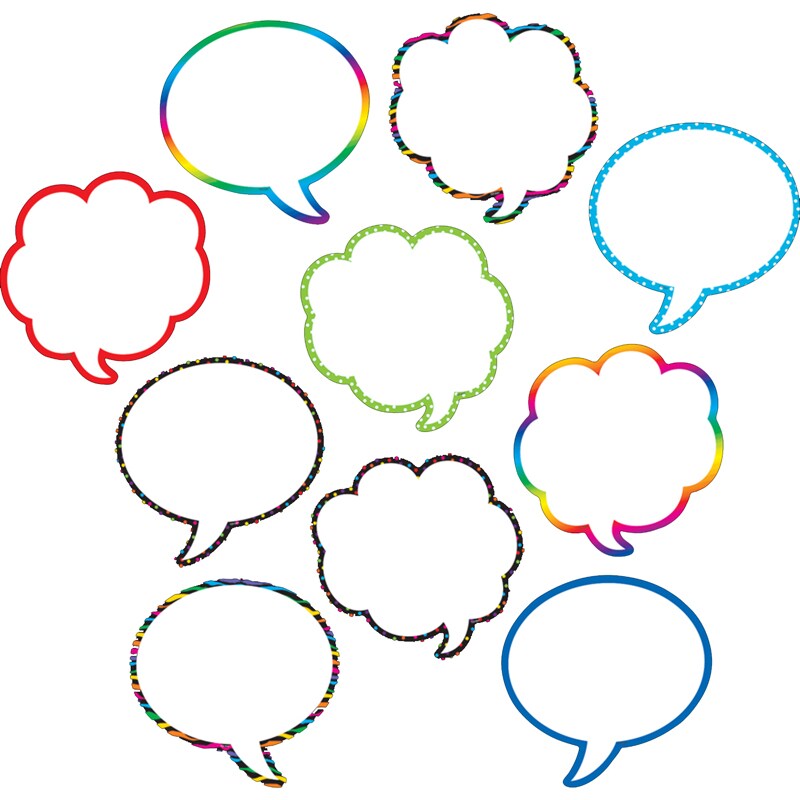 Speech/Thought Bubbles Accents, Pack of 30 | Michaels