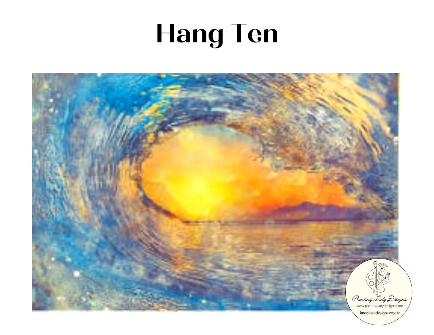 Hang Ten -   Decoupage and Mixed Media Papers (large)