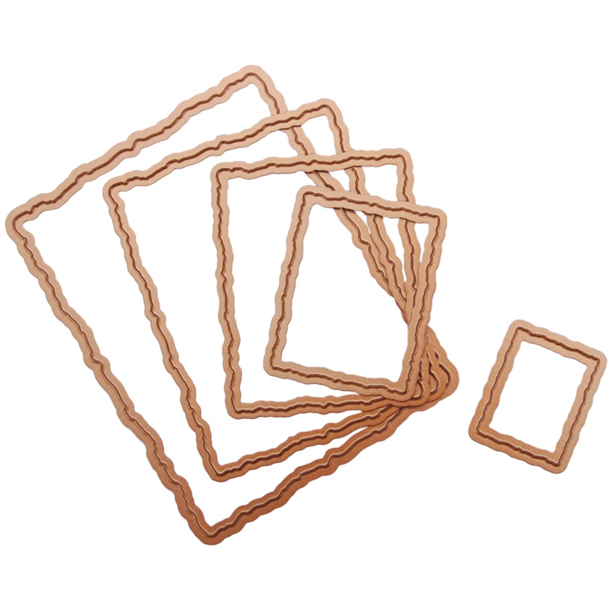 Spellbinders Nestabilities Dies-Deckled Rectangles Large