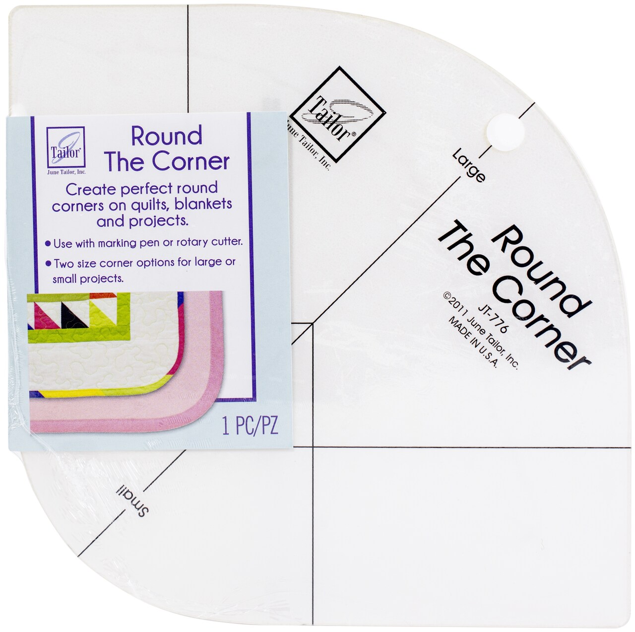 June Tailor Round The Corner Ruler, Count: 1 | Michaels