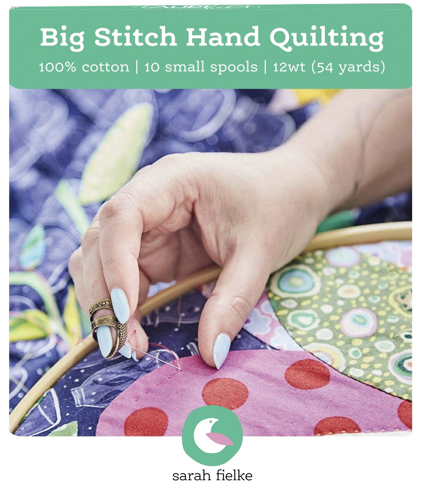 Aurifil Designer Thread Collection-Big Stitch Hand Quilting By Sarah Fielke