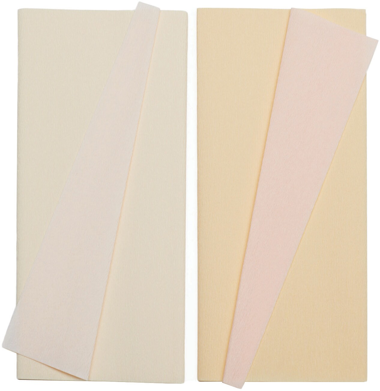 Lia Griffith Double-Sided Extra Fine Crepe Paper 2/Pkg-Blush/Chiffon & Petal/Peach