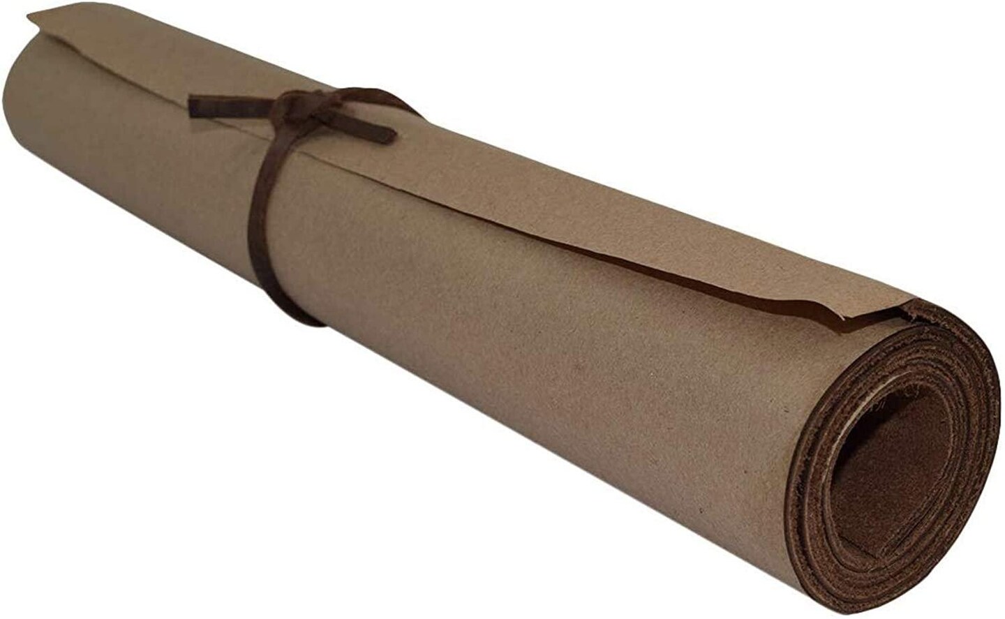 ELW 5/6 OZ BB (2.0/2.4 mm) Bourbon Brown 16''X18'' 2 pcs Set Natural Full Grain Leather Thickness for Crafts/Tooling/Hobby Workshop