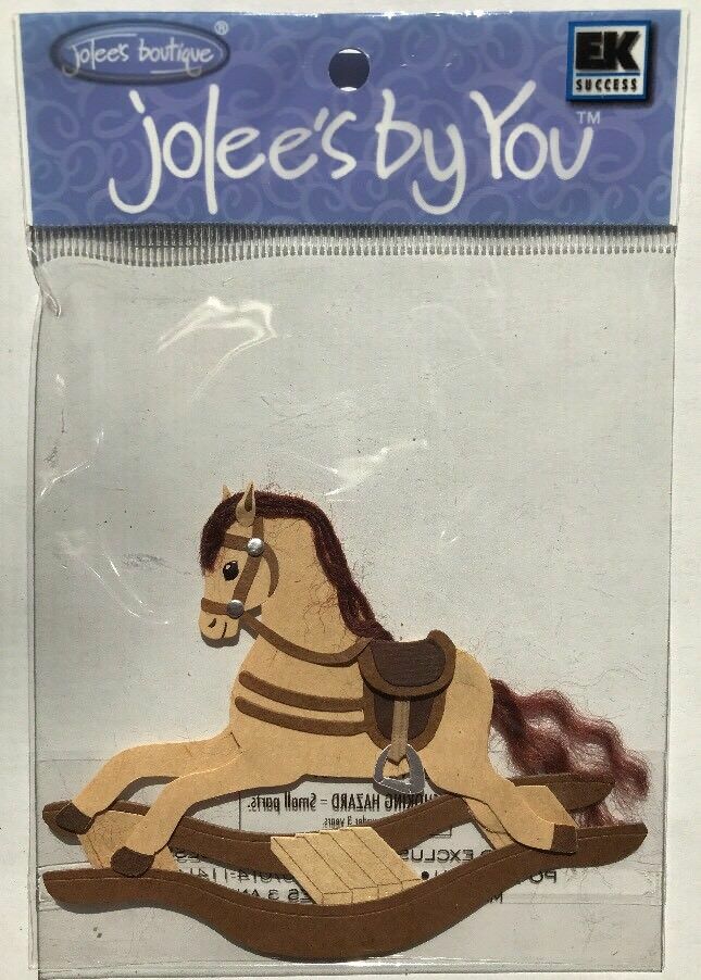 Jolee&#x27;s Boutique Vintage Rocking Horse Dimensional Scrapbook Stickers