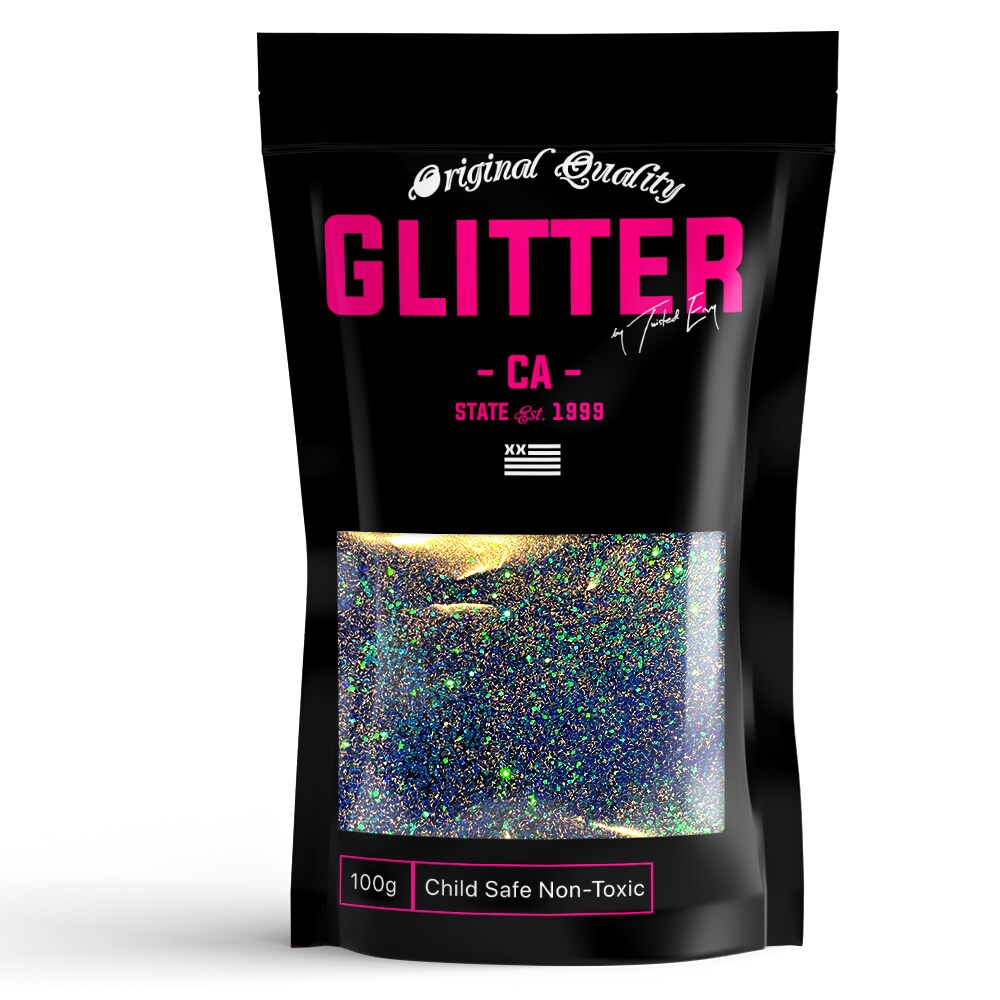 Mermaid Color Shift Chameleon Glitter Premium Glitter Multi Purpose Dust Powder 100g / 3.5oz for use with Arts &#x26; Crafts Wine Glass Decoration Weddings Cards Flowers Cosmetic Face Body