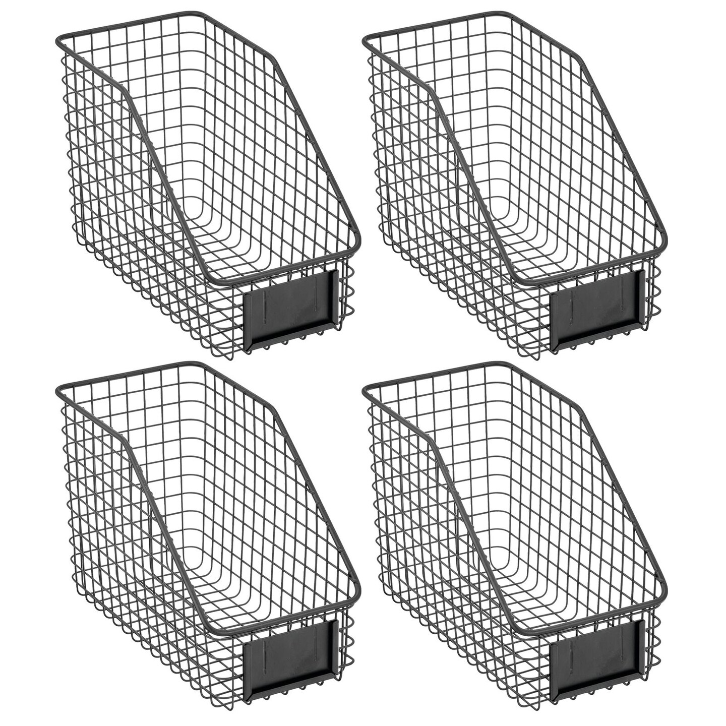 mDesign Slanted Kitchen Pantry Storage Basket, 4 Pack Michaels