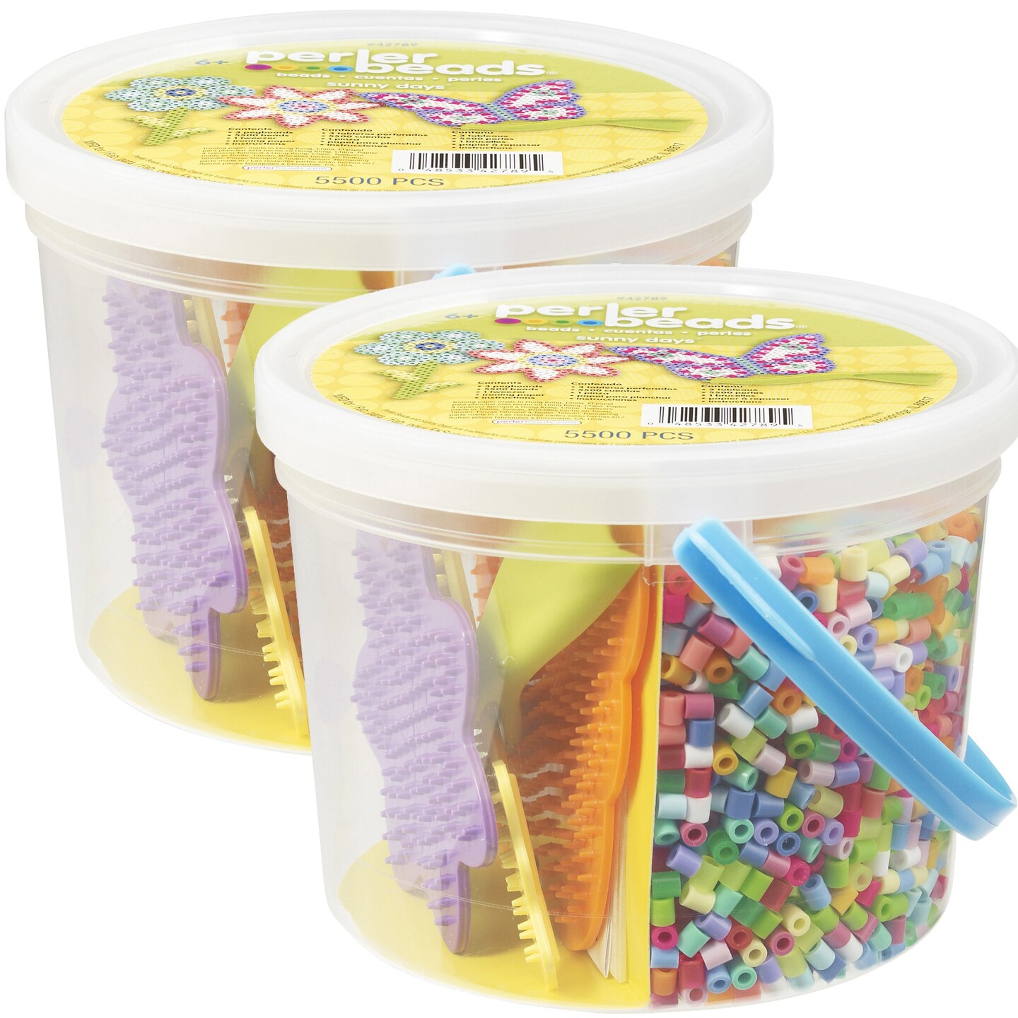 Multipack of 2 - Perler Fused Bead Bucket Kit-Sunny Days