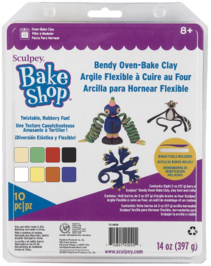 Sculpey oven best sale bake clay